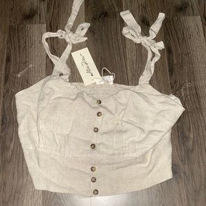 Allie Rose cropped tank top